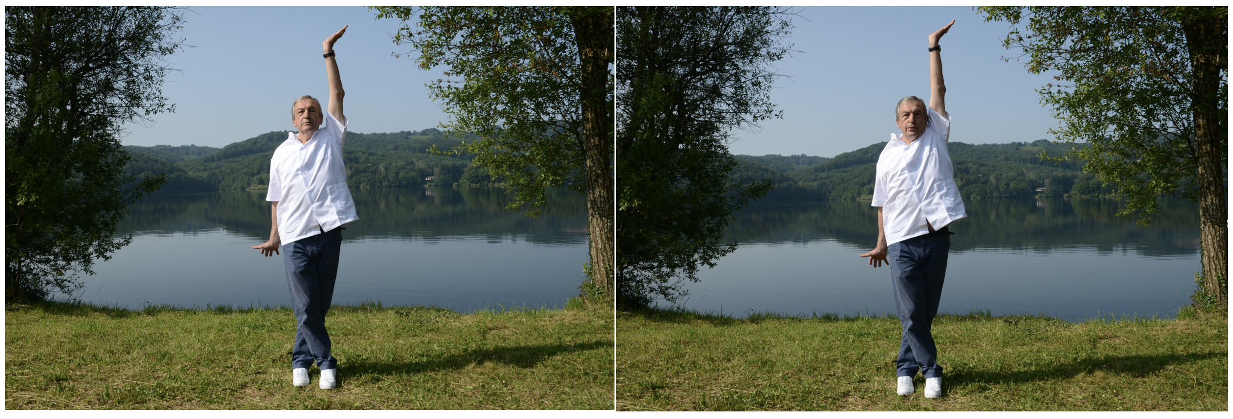 Figure 6 : Étirement axial en extension des mains